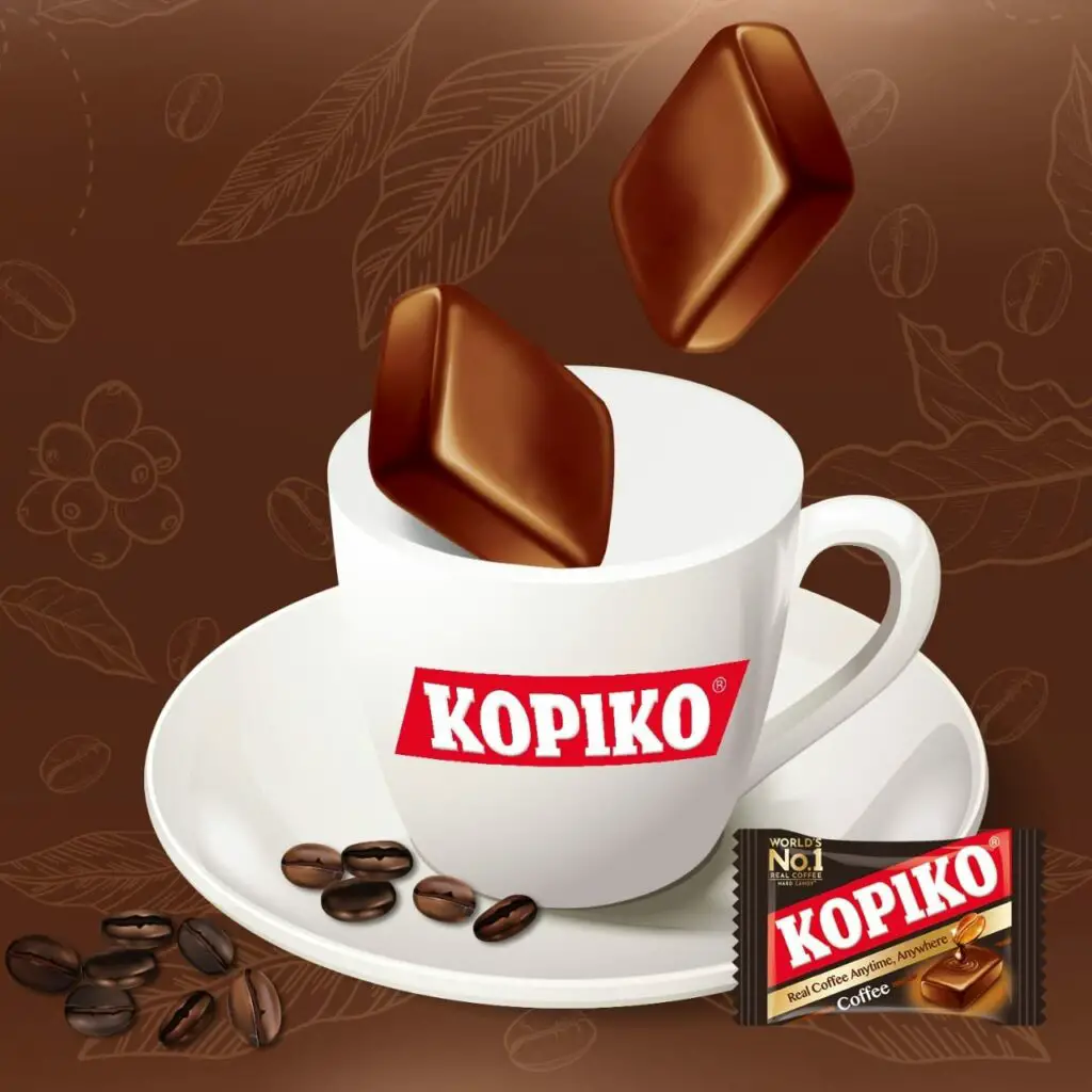 how much caffeine is in Kopiko candy