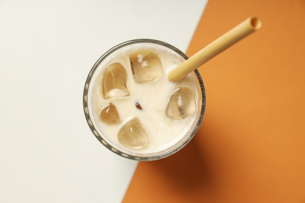 Cold drink for refreshing - ice coffee. Fresh summer drink