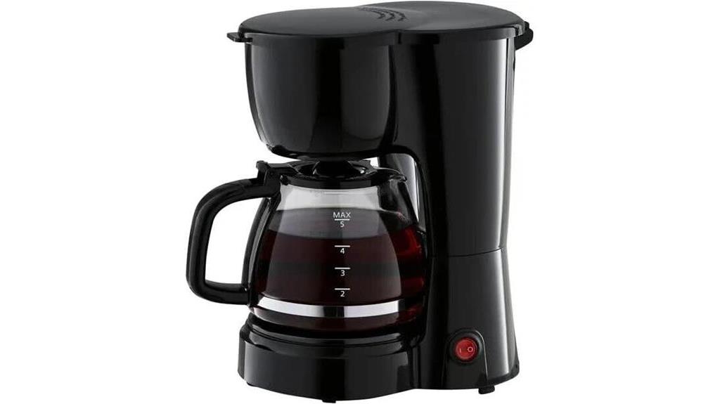 compact coffee maker details