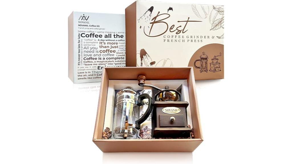 french coffee brewing set