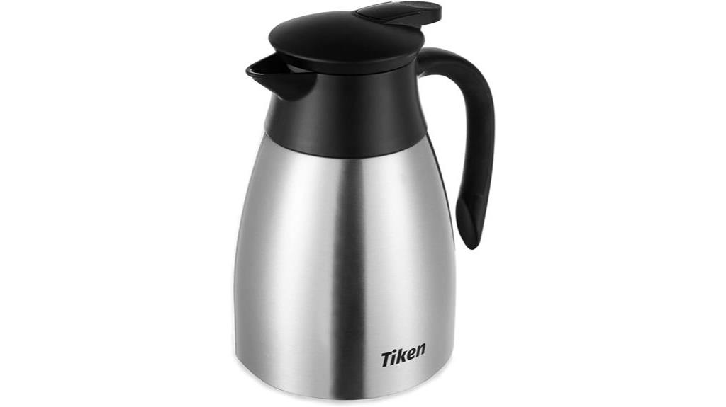 insulated stainless steel carafe