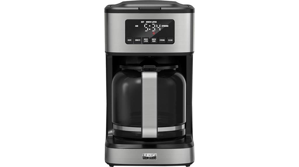 programmable coffee maker stainless