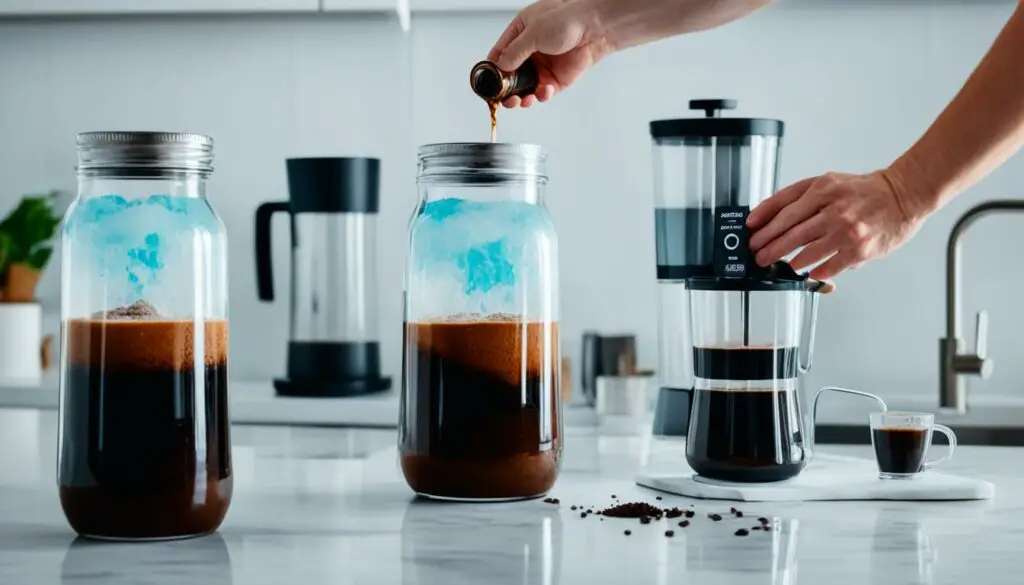 easy cold brew coffee brewing
