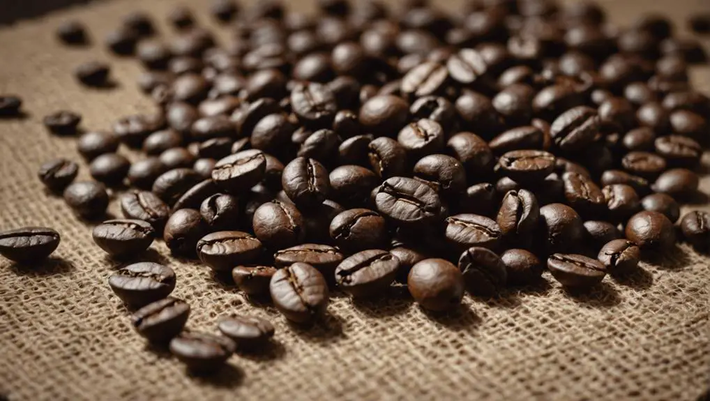 brewing aromatic coffee beans