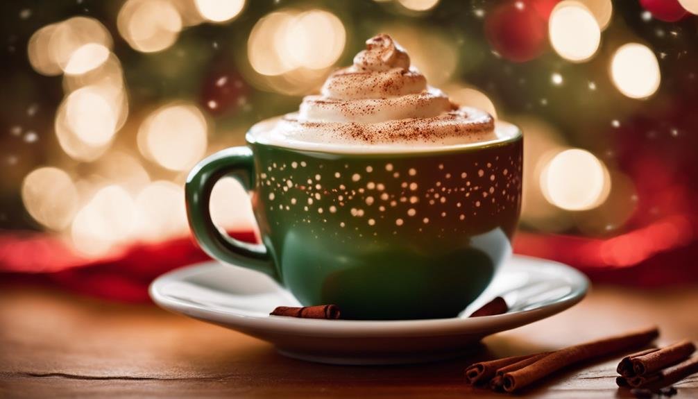 eggnog infused coffee delights