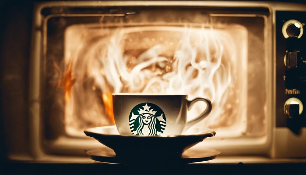 microwaving starbucks cups risky