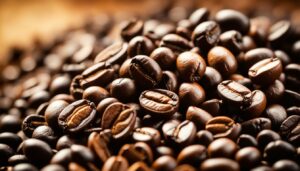 Organic coffee beans and antioxidants