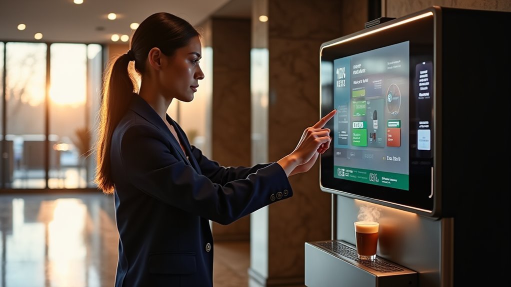 intuitive touchscreen drink customization