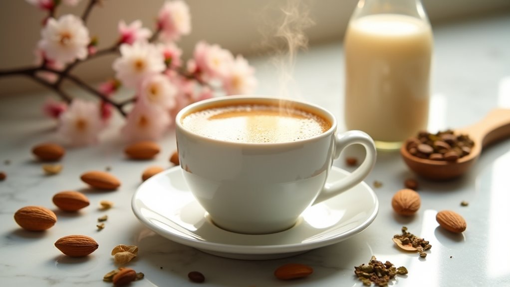 nutritional almond milk tea benefits